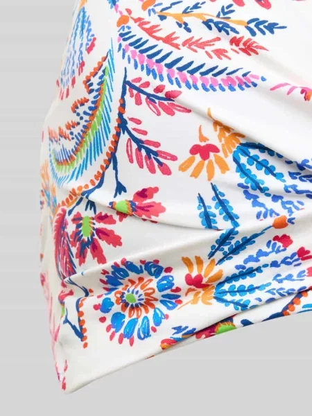 Top bikini z regulowanymi ramiączkami Lauren Ralph Lauren biały