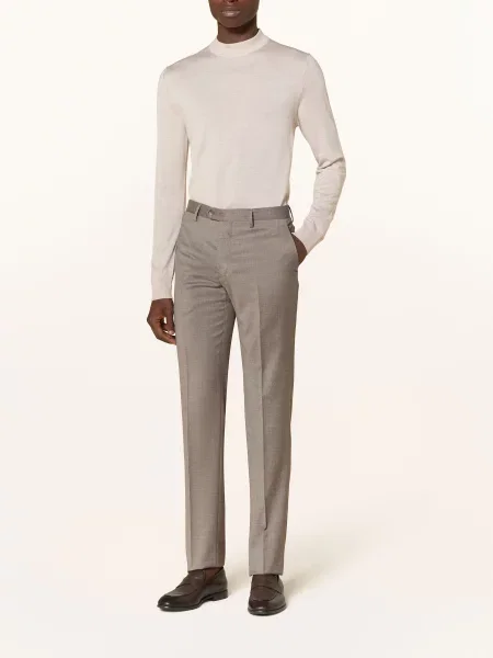 Tagliatore Oblek Extra Slim Fit černošedá