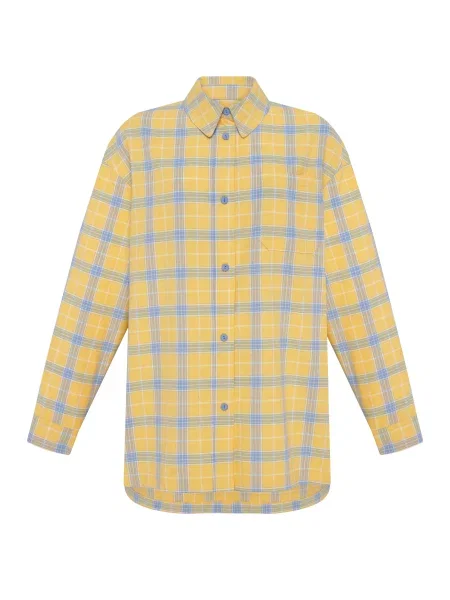 Сорочка Estro бавовна/поліестер жовтий