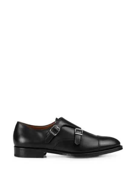 Pantofi monk Doucal's cu cataramă negru