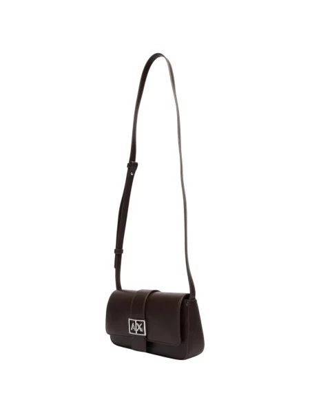 Armani Exchange Geantă poștaș maro