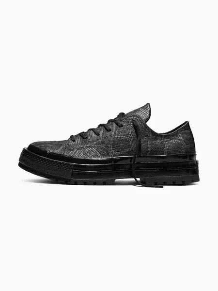 Converse bőr tornacipő Chuck 70 National fekete