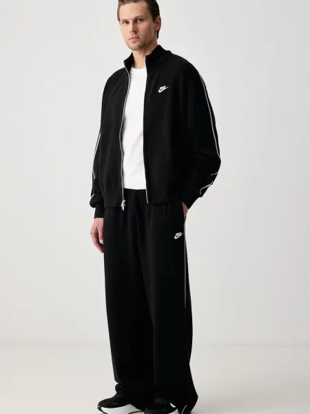 Nike Sportswear sveter na pánsky s bavlnou Club čierna