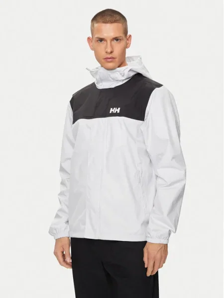 Helly Hansen Nepremokavá bunda Vancouver Rain Jacket Biela čierna