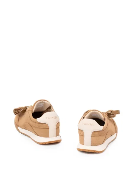 Sneakerși Twinset din piele de căprioară