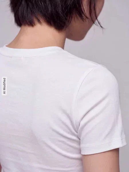T-shirt o kroju slim fit z mieszanka bawełny model RILEY' Only biała