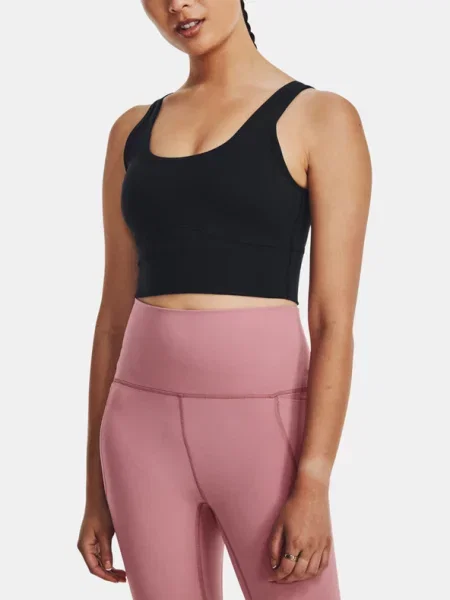 Μπλούζα Under Armour κομμένο μαύρο