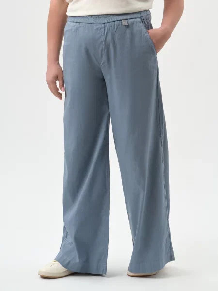 Штани Panicale Cashmere блакитні