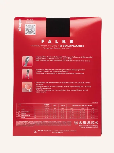 Falke Punčocháče Shaping Panty S Tvarujícím Efektem black černé