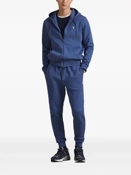 Șapcă Polo Ralph Lauren cu broderie din țesătură twill în carouri albastru