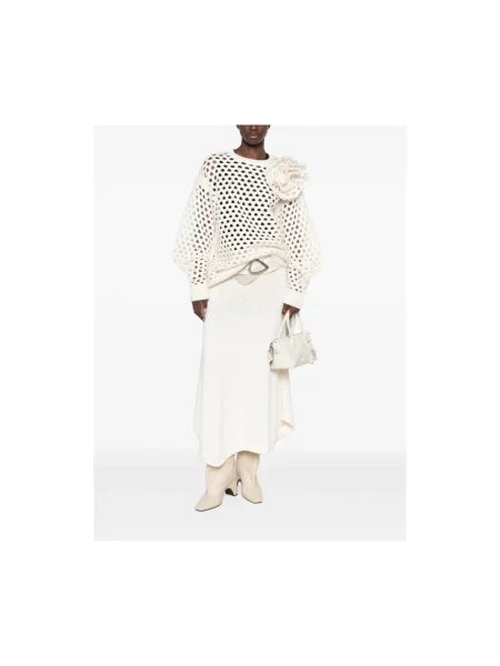 Sweter Blumarine wełniany biały