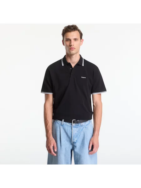 Тениска Queens Polo Tee Black XL черно