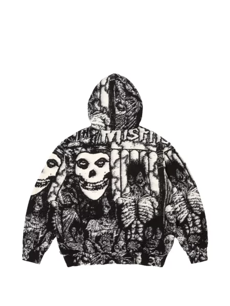 Hanorac cu glugă Supreme negru