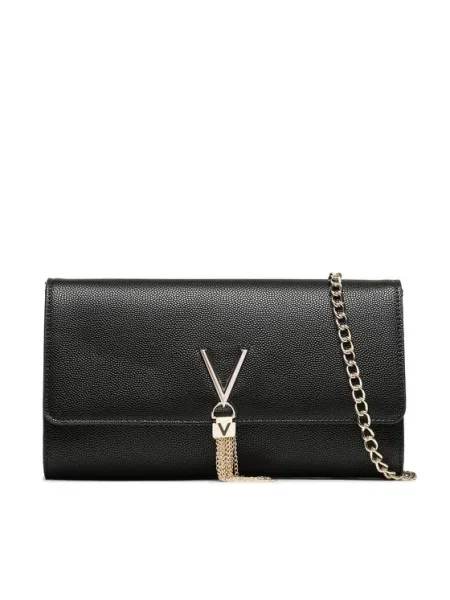 Valentino Bags Listová kabelka čierna