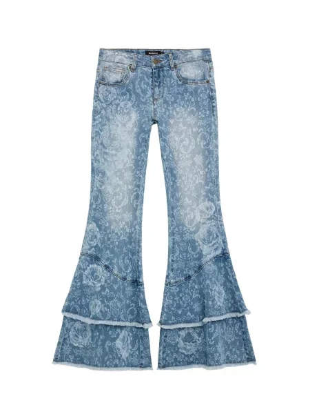 Desigual Traperice plavi traper / svijetloplava / prljavo bijela