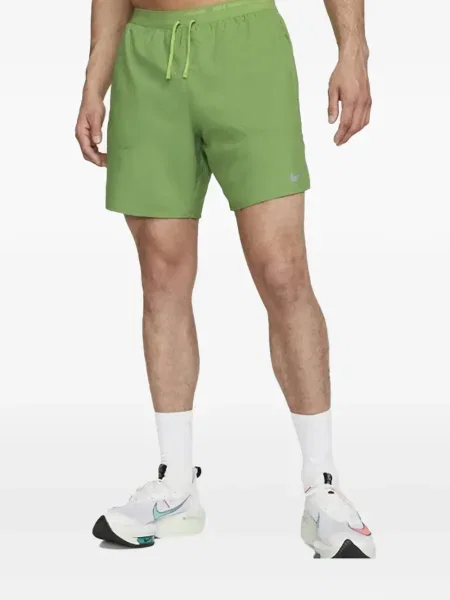 Къс флийс шорти Nike с принт зелено