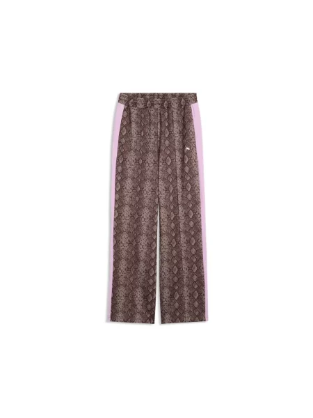 Pantaloni Puma Yellow cu model piele de șarpe galben