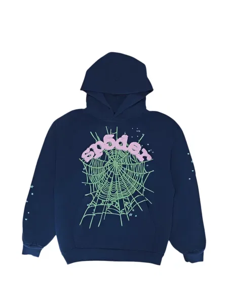 Hoodie Sp5der μπλε