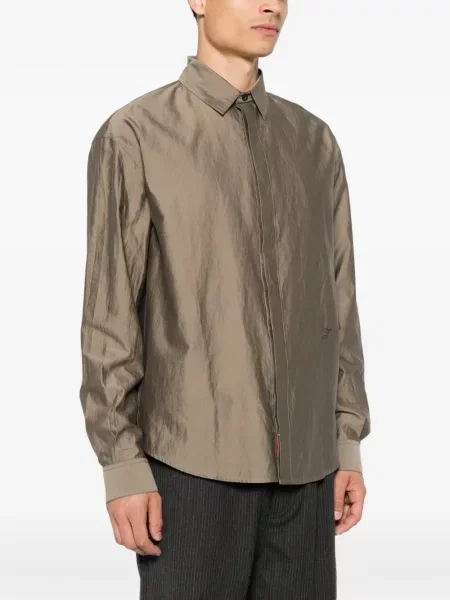 Cămașă Jacquemus cu broderie verde