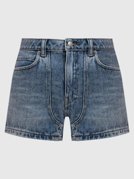 Джинсовые шорты Alexander Wang синие