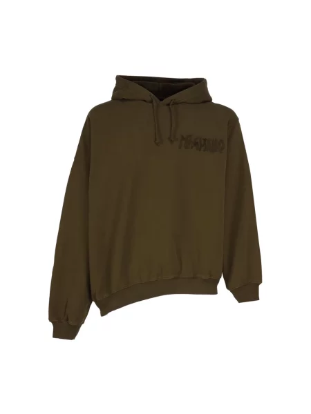 Bluza z kapturem Magliano z kapturem z logo brązowa