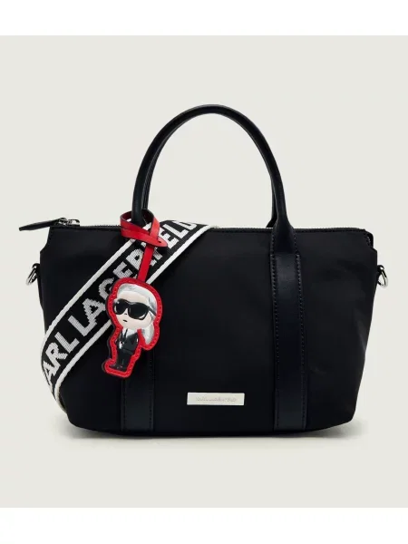 Karl Lagerfeld Kézitáska Ikon piros fehér fekete