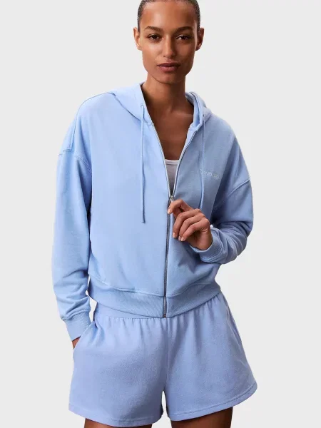 Толстовка Calvin Klein блакитна
