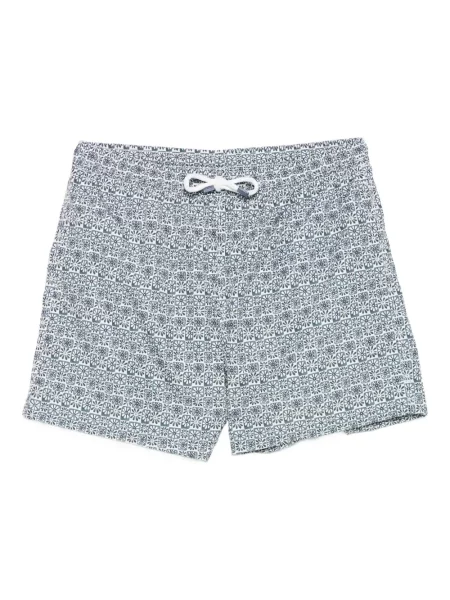 Slip de baie Fedeli cu model floral cu imagine verde