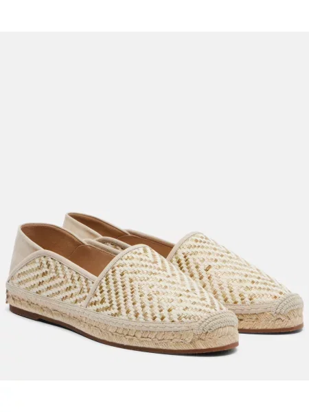 Espadrilky Manolo Blahnik bílé