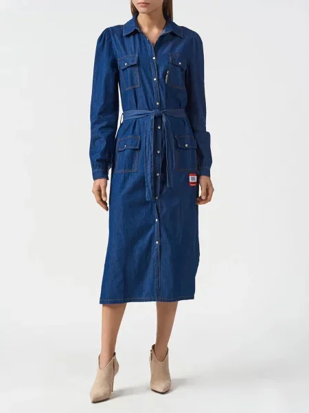 Сукня міді Just Before синій