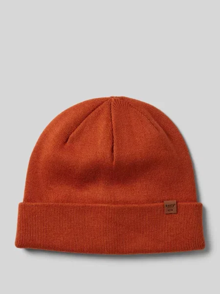 Czapka beanie z mieszanki model ‘WILLES’ Barts pomarańczowa