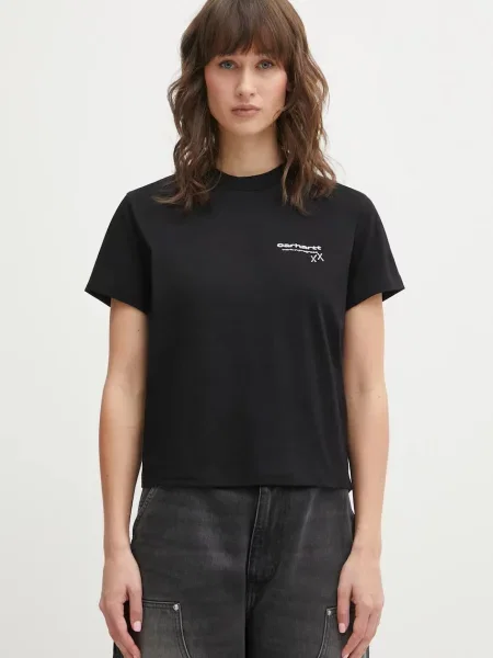 Carhartt WIP tricou din W SS Garble T-Shirt negru