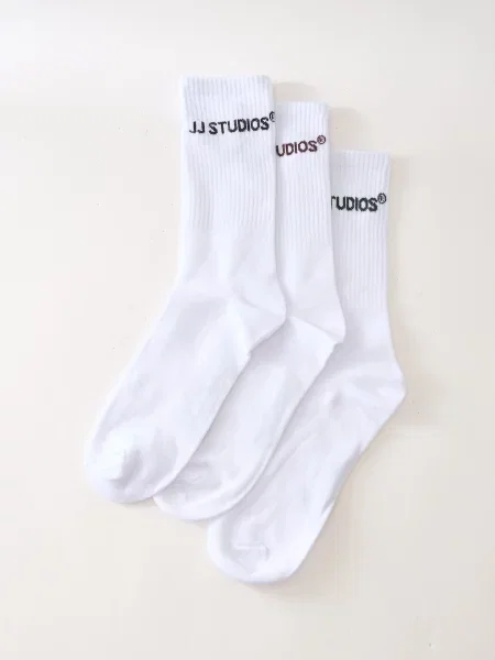 JACK & JONES Ponožky JACSoho tmavě zelená / vínově červená / černá bílá