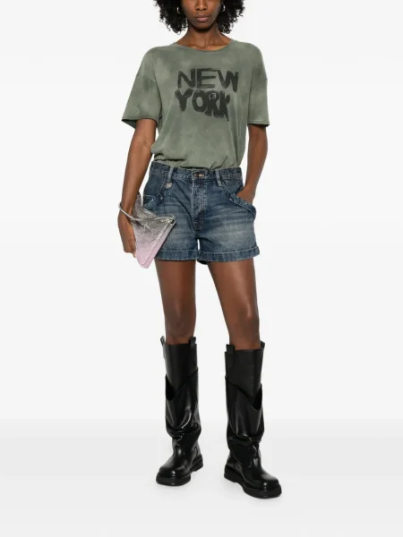 Pantaloni scurți din denim R13 albastru