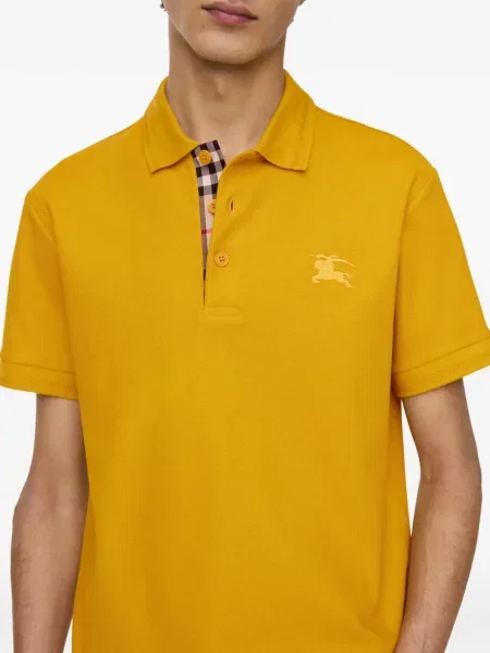 Polo majica Burberry žuta