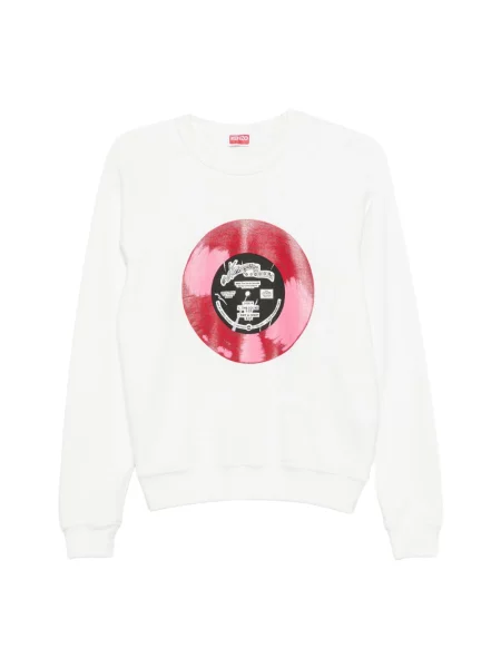 Bluza Kenzo z nadrukiem biała