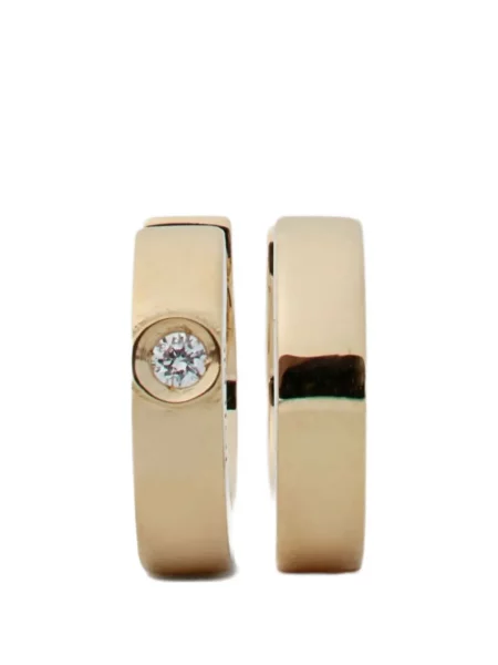 Diamant cercei Toteme auriu