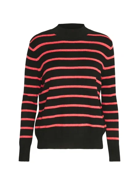 Pure Cashmere NYC Svetr purpurová černá