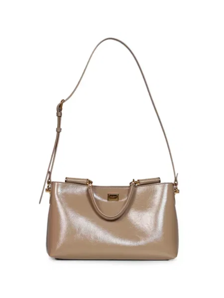 Geantă shopper Dolce & Gabbana din piele