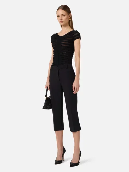 Футболка Elisabetta Franchi чорна