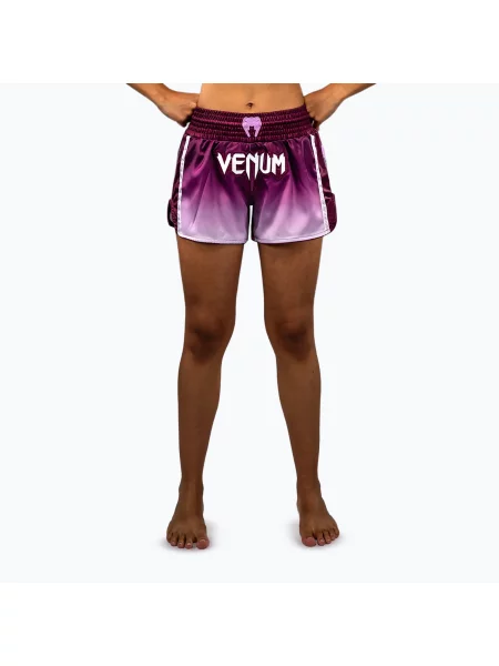 Тренувальні шорти Venum Iris Muay Thai plum/white білі