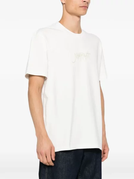 Tricou Marant cu broderie alb