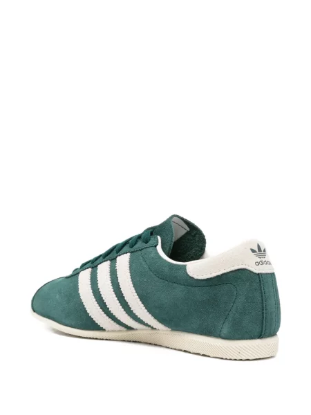 Sneakerși Adidas din piele de căprioară verde