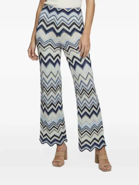 Pantaloni Maje tricotate albastru