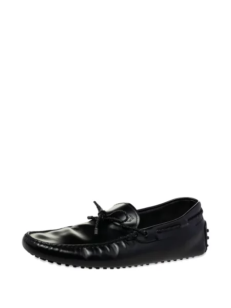 Pantofi loafer Tod's cu funde negru