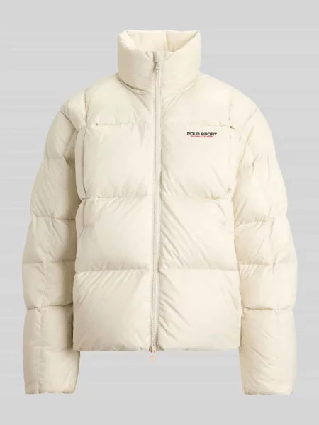 Kurtka pikowana o kroju regular fit z detal z logo Polo Ralph Lauren biała