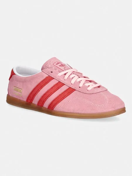 Adidas Originals Gazelle Lo Pro sneakers pentru femei din piele întoarsă roz