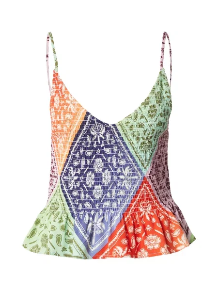 RIP CURL Top BOSSA NOVA / verde / portocaliu albastru