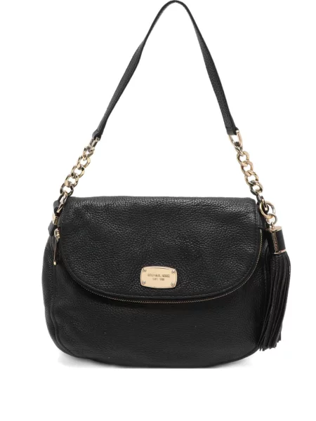 Geantă messenger Michael Michael Kors din canvas mini maro