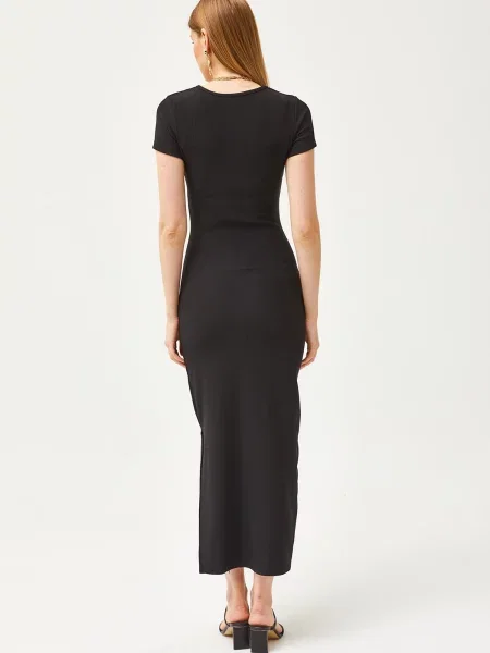 Oblekové šaty Olalook čierna